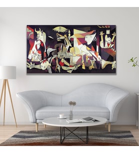 Panoramik Kanvas Duvar Tablosu Pablo Picasso Guernica