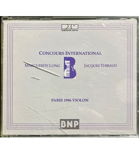 CD Concours International Paris 1996 Violin Double CD