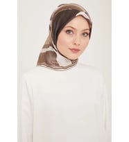 09 Armine Twill İpek Eşarp 9138D