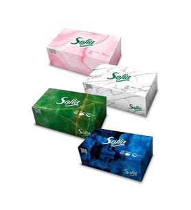 SOFİA Kutu Mendil 4x100'lü