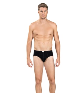 Jiber Erkek Renkli Slip Külot 129 - 6 Adet (Siyah)