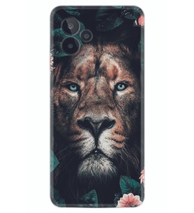 General Mobile GM 24 Pro Kılıf Resimli Desenli Baskılı Silikon Leon Flowers 1307