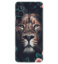 General Mobile GM 24 Pro Kılıf Resimli Desenli Baskılı Silikon Leon Flowers 1307
