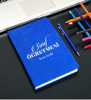 Kişiye Özel Sınıf Öğretmeni Tasarımlı Defter Ve Kalem Seti