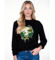 ORMAN 2 UNİSEX SWEATSHİRT (Siyah)