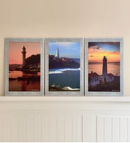 Deniz Feneri Tasarımlı Duvar Panosu 3'lü Set