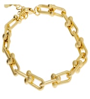 Kadın Çelik Halka Detay Bileklik (Gold)