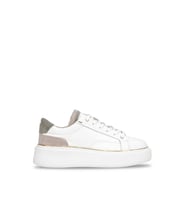 John Richardo 1247 Kadın Hakiki Deri Klasik Sneaker Beyaz