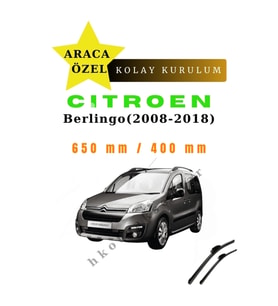 Citroen Berlingo (2008-2018) araca Özel Silecek Ön İki