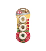 8 in 1 Delights Bones Köpek Ağız Bakım Kemiği Halka 3 Adet 119 Gr