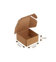8x8x4 cm E Dalga E-Ticaret Karton Kutu , Kargo Kutusu 75 Adet