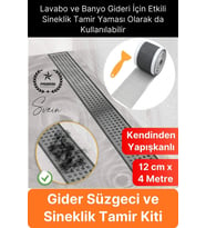 #GiderSüzgeci Banyo Lavabo Gider Süzgeci Filesi Sineklik Tamir Yaması Kiti Böcek Önleyici Yapışkanlı