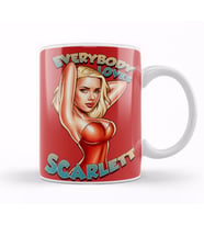 Scarlett Johansson Everybody Loves Scarlett Kupa Bardak Porselen