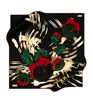 Twill İpek  Eşarp-Sonbahar-Kış -5134438 (Siyah)