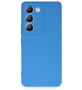 V30 Lite 4G Kılıf First Silikon - Mavi