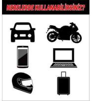 Usta Hediyene Bak Arabada Bebek Var Araba, Motorsiklet, Kask, Laptop, Cam Sticker Beyaz 25x20 Cm
