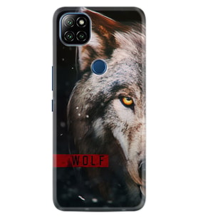 Casper E30 F20 X20 Kılıf Desemli Silikon Wolf Eyes 1758