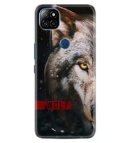 Casper E30 F20 X20 Kılıf Desemli Silikon Wolf Eyes 1758