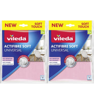 Vileda Actifibre Soft Universal New Soft Touch (Paket içi 2 Li) (2 Li Set)