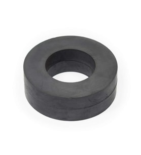 Ferrit - Halka Seramik Siyah Kömür Mıknatıs Ø70x32x10 mm (2 Adet Set) (Gri)