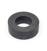 Ferrit - Halka Seramik Siyah Kömür Mıknatıs Ø70x32x10 mm (2 Adet Set) (Gri)