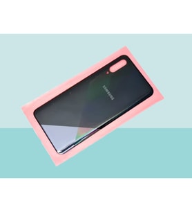 Tkgz - Samsung Galaxy A30S A307 Arka Kapak Batarya Kapağı - SİYAH