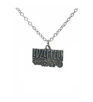 Led Zeppelin Kolye 60 cm Zincirli Metal Rock Aksesuarı, Unisex Tasarım
