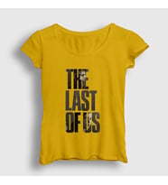 Presmono Kadın Sarı Joel And Ellie Oyun The Last Of Us T-Shirt 359871tt (Sarı)