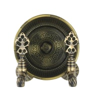 FKN İkili Hamam Taslı Burmalı Antik Osmanlı Musluk (Antik Altın)