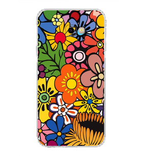 PrintiFy Samsung Galaxy J4+ Plus ile Uyumlu Retro Color 2  Kamera Korumalı Şeffaf  Kılıf