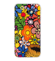PrintiFy Samsung Galaxy J4+ Plus ile Uyumlu Retro Color 2  Kamera Korumalı Şeffaf  Kılıf