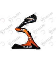 Falcon Sinyal Karenajı Alt (Z) Parça Turuncu Büyük Sol - Fr 250 Racıng