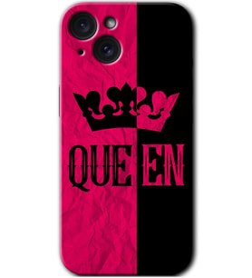 İphone 15 Plus Kılıf HD Desen Baskılı Kılıf - Queen