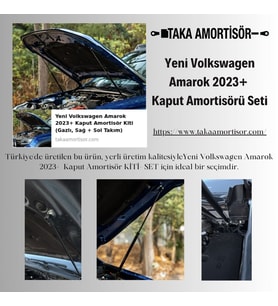 Yeni Volkswagen Amarok 2023+ Kaput Amortisör Kiti (Gazlı, Sağ + Sol Takım)