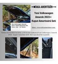 Yeni Volkswagen Amarok 2023+ Kaput Amortisör Kiti (Gazlı, Sağ + Sol Takım)
