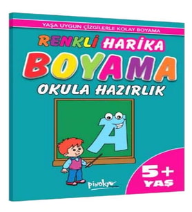 Renkli Harika Boyama Okula Hazırlık (5+Yaş)