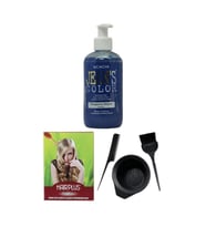 Saç Boyası Turkuaz 250 ml Saç Açıcı Ve Fluweel Saç Boya Kabı Seti