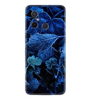 Xiaomi Redmi 12C Kılıf Silikon Desen Özel Seri Blue Foid 1628
