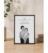 Kişiye Özel Anneler Günü Fotoğraflı Çerçeve 13x18