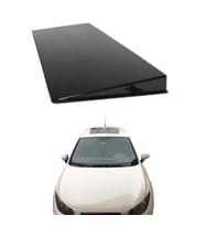 Parlak Siyah Yalancı Çakma Sahte Sunroof Tavan Rüzgarlığı Arkası Kapalı