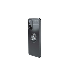 Samsung Galaxy S20 Plus Uyumlu Kılıf Zore Ravel Silikon Kapak (Siyah)