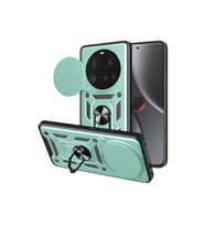 Durukar® Mi 15 Ultra Kılıf Pars Lens Yüzüklü Silikon - Yeşil