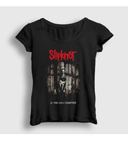 Presmono Kadın Siyah The Gray Chapter Slipknot T-Shirt 294227tt