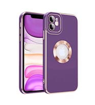 Lexroo iPhone 11 Kılıf Kongo Kılıf - Koyu Mor