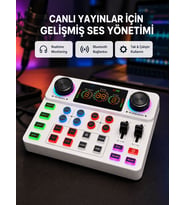 Podcast Karaoke ve Sosyal Medya Yayınları İçin Ses Kartı