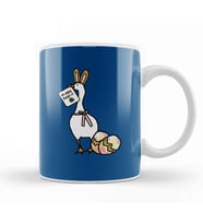 Happy Easter Bunny Ears On Game Goose Kupa Bardak Porselen