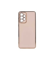 Samsung Galaxy A73 Uyumlu Kılıf Zore Bark Kapak (Rose Gold Altın)