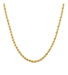 14 Ayar 45 cm İnce Halat Altın Zincir Kolye 1,15 gr
