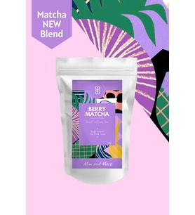 Berry Matcha - Böğürtlen Aromalı Matcha, 50 gr
