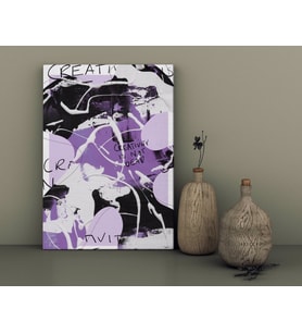 BK Home Creativity Is Not Dead Tasarımlı Kanvas Tablo-1